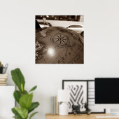 rosa dos ventos poster (Heimbüro)