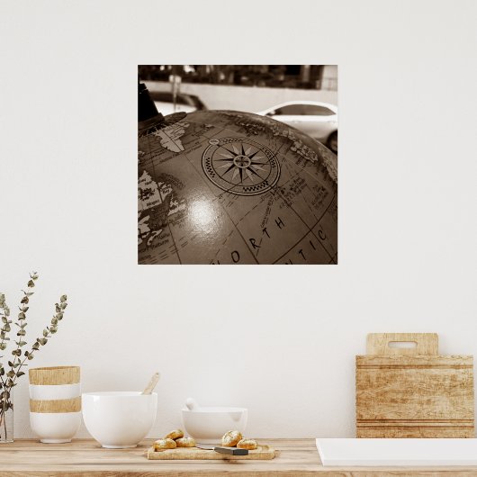 rosa dos ventos poster (Küche)