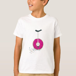 Rosa Doughnut Wheel Unicycle Bunte Sprinkles T-Shirt