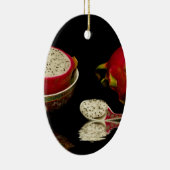 Rosa Drache-Frucht Keramikornament (Rechts)