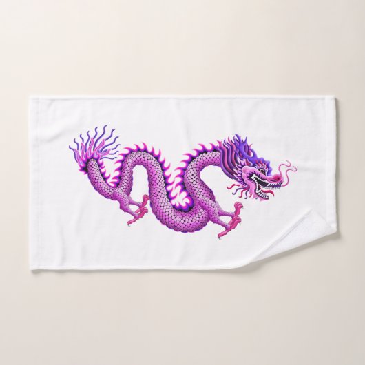 Rosa Drache für Drache Bootfahrt-Tuch Handtuch (Handtuch)