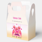 Rosa Drache Geschenkschachtel (Geöffnet)
