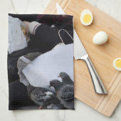 Rosa Drache in Venedig Italien Geschirrtuch (Viertel Falte)