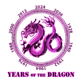 Rosa Drache, Jahre der Drachen-Tasse Thermosbecher