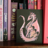 Rosa Drache Postkarte