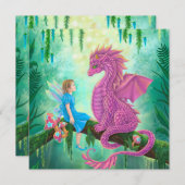 Rosa Drache und Fee (Vorne/Hinten)