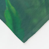 Rosa Drache und Fee Fleecedecke (Ecke)