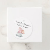 Rosa Drache von unserer Drachenhöhle zu deiner Geschenkanhänger (Beispiel)