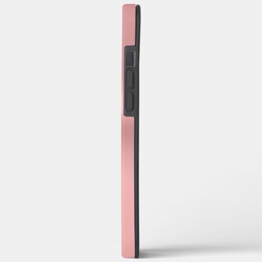 Rosa Drachenherz mit Girly Monogram-Initialen Case-Mate iPhone Hülle (Rückseite / Links)