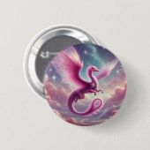 Rosa Dragon Button (Vorne & Hinten)