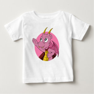 Rosa Dragon Cartoon Baby T - Shirt