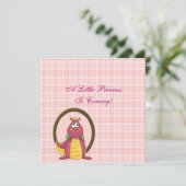 Rosa Dragon Einladung (Stehend Vorderseite)