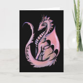 Rosa Dragon Karte (Vorderseite)