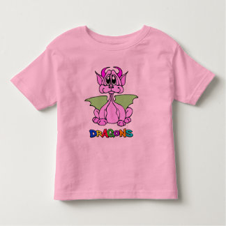 Rosa Dragon Kleinkind T-shirt