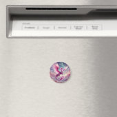 Rosa Dragon Magnet (In Situ (Geschirrspüler))