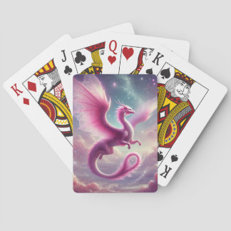 Rosa Dragon Spielkarten