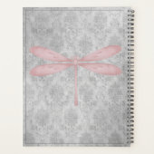 Rosa Dragonfly Damask Planer (Rückseite)