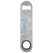 Rosa Dragonfly Damask Speed Flaschenöffner (Rückseite)