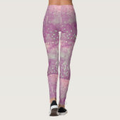 Rosa Dragonfly-Leggings Leggings (Rückseite)