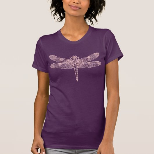 Rosa Dragonfly T-Shirt (Vorderseite)