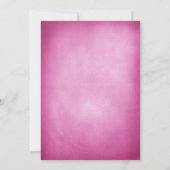 Rosa Dragonfly-Wirbel-Brautparty Einladung (Rückseite)