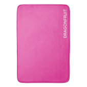 Rosa Dragonfruit Badematte (Vorderseite Vertikal)