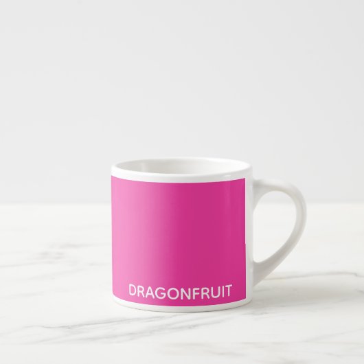 Rosa Dragonfruit Espressotasse (Rechts)