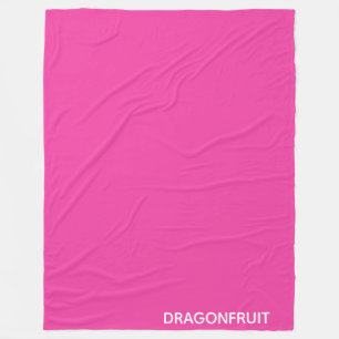Rosa Dragonfruit Fleecedecke
