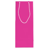 Rosa Dragonfruit Geschenktüte Für Weinflaschen (Rückseite)