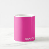 Rosa Dragonfruit Kaffeetasse (Mittel)