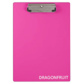 Rosa Dragonfruit Klemmbrett (Vorderseite)