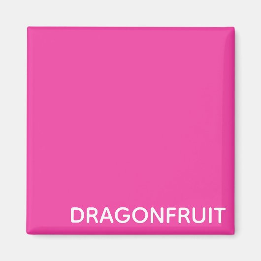 Rosa Dragonfruit Magnet (Vorne)