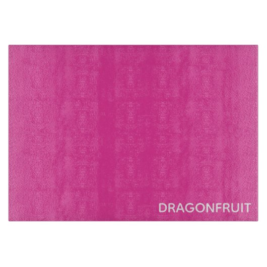 Rosa Dragonfruit Schneidebrett (Vorderseite)