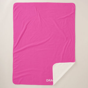 Rosa Dragonfruit Sherpadecke