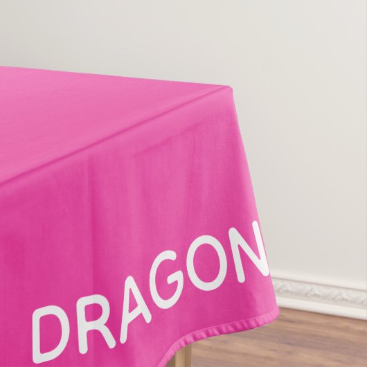 Rosa Dragonfruit Tischdecke (Beispiel)