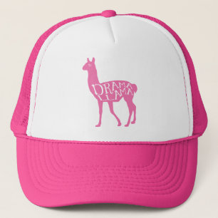 Rosa Drama Lama Truckerkappe