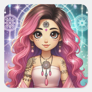 Rosa Dream Aura Aufkleber