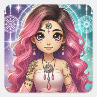 Rosa Dream Aura Aufkleber