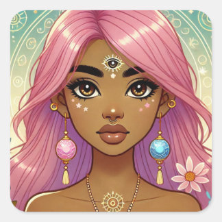 Rosa Dream Aura Aufkleber