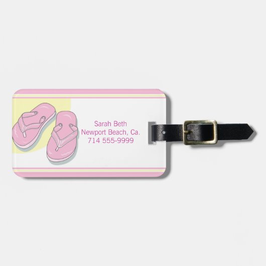 Rosa drehen Reinfälle um Gepäckanhänger (Vorderseite horizontal)