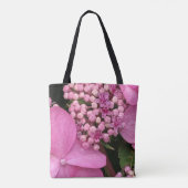 Rosa Drehung-n-Shout Endless Summer Hydrangea Tasche (Rückseite)