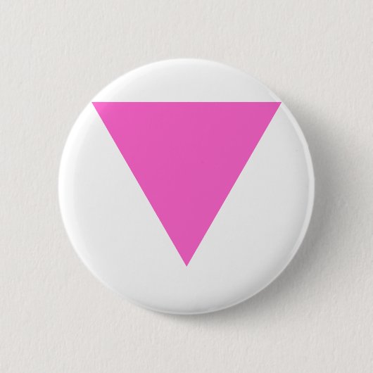 Rosa Dreieck Button (Vorderseite)