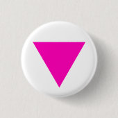 "ROSA DREIECK-" GAY PRIDE BUTTON (Vorderseite)