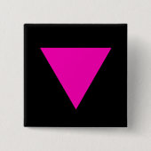 "ROSA DREIECK-" GAY PRIDE BUTTON (Vorderseite)
