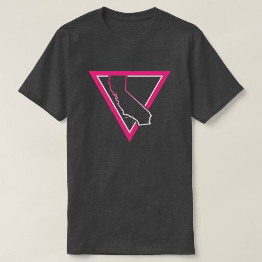 rosa Dreieck T-Shirt (Design vorne)