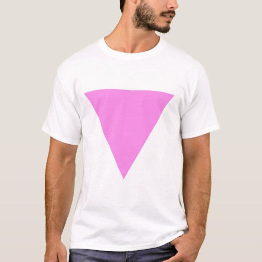 Rosa Dreieck T-Shirt (Vorderseite)