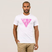 rosa Dreieck T-Shirt (Vorne ganz)