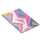 Rosa Dreiecke Notizblock (Rechte Seite)