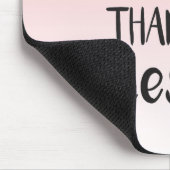 Rosa Driving Glitzer/dankbar, gesegnet Mousepad (Ecke)