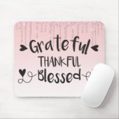 Rosa Driving Glitzer/dankbar, gesegnet Mousepad (Mit Mouse)